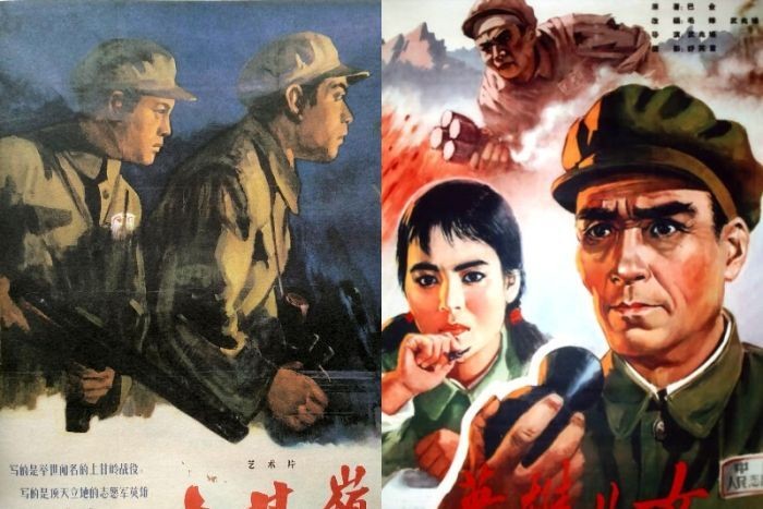 Poster của một số phim chống Mỹ của Trung Quốc. (Ảnh: ABC)