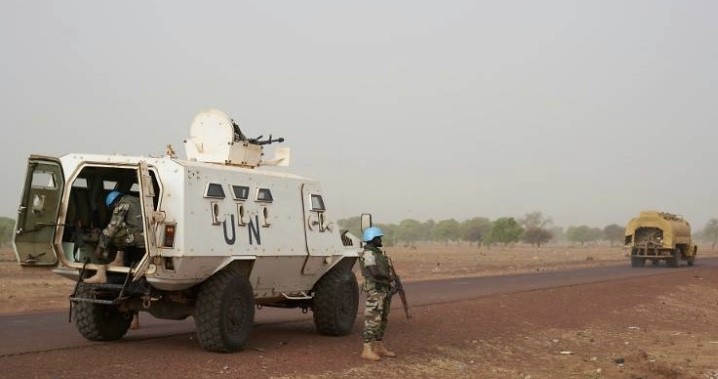 Một phương tiện của lực lượng gìn giữ hoà bình Liên Hợp quốc tại Mali