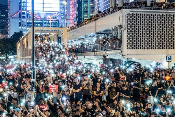 Biểu tình Hong Kong vẫn chưa có lối thoát. (Ảnh: NYT)