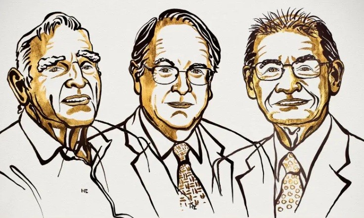 Phác họa chân dung 3 nhà khoa học nhận giải Nobel Hóa học 2019. (Ảnh: Ủy ban giải thưởng)