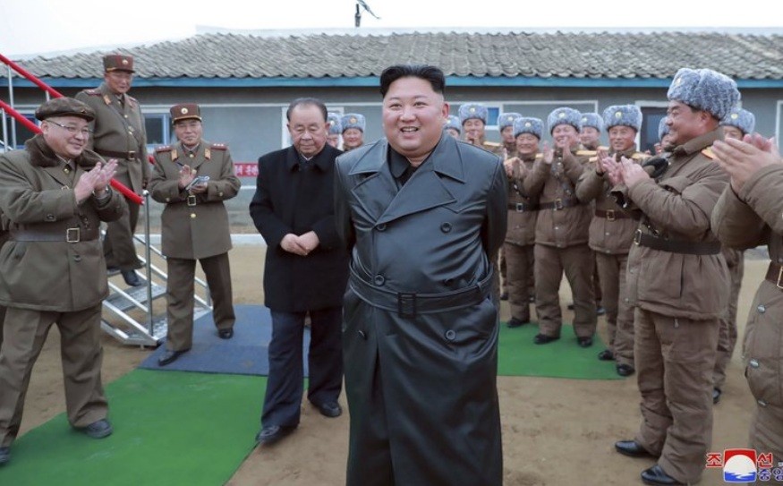Hình ảnh mới của ông Kim Jong Un được báo chí Triều TIên đăng tải. (Ảnh: KCNA)