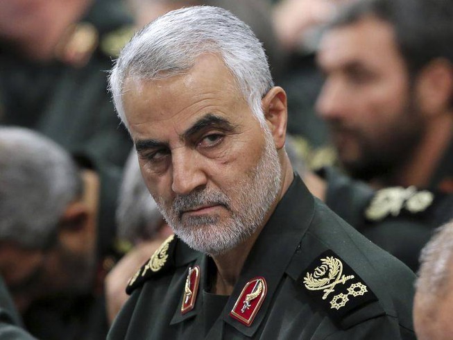 Tư lệnh lực lượng đặc nhiệm thuộc Lực lượng vệ binh cách mạng Iran, ông Qassem Soleimani (Ảnh: AP)