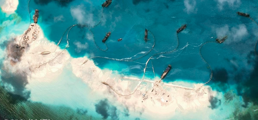 Trung Quốc xây dựng trái phép các đảo nhân tạo và hạ tầng quân sự ở biển Đông trong suốt 6 năm qua. (Ảnh: CSIS)