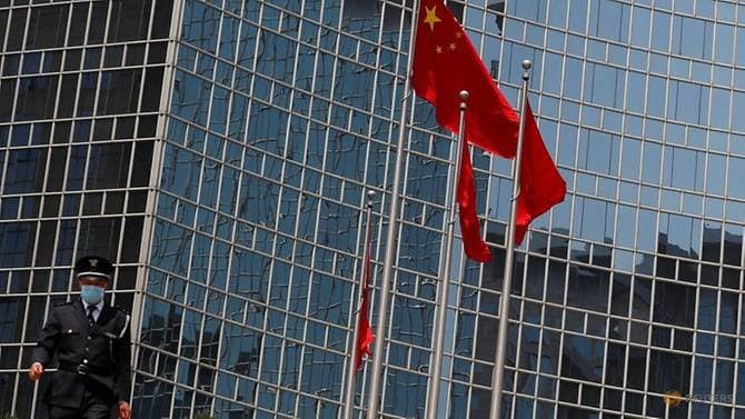 Một cột cờ Trung Quốc ở Bắc Kinh. (Ảnh: Reuters)