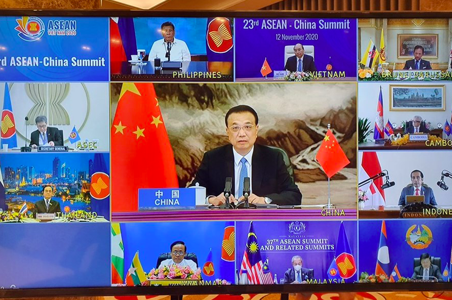 Thủ tướng Trung Quốc Lý Khắc Cường dự hội nghị cùng các lãnh đạo ASEAN
