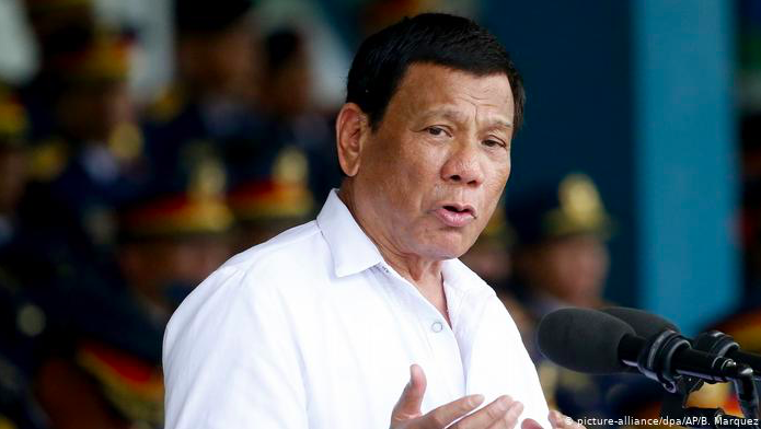 Tổng thống Philippines Duterte. (Ảnh: DW)