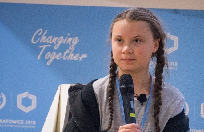Chiến binh khí hậu Greta Thunberg. (Ảnh: Adaptationfund.org)