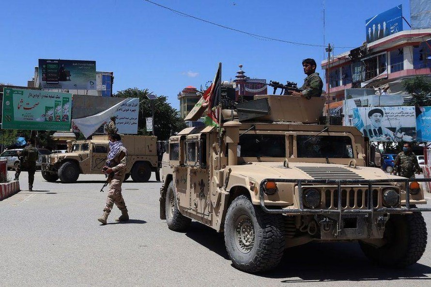 Lực lượng an ninh Afghanistan ở TP Kunduz. (Ảnh: Getty Images)