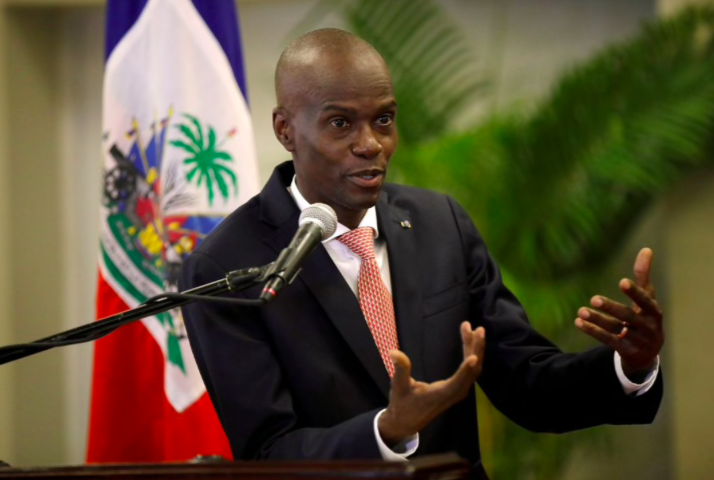 Tổng thống Haiti Jovenel Moise trong một dịp phát biểu. (Ảnh: Reuters)
