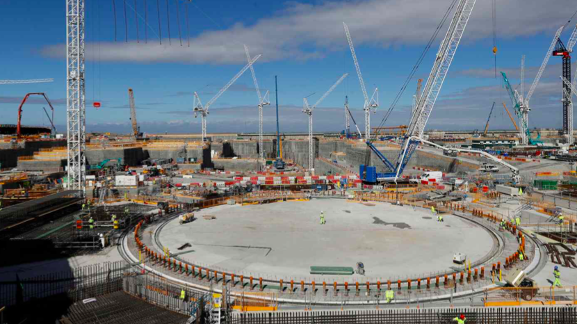 Công trường xây dựng nhà máy điện hạt nhân Hinkley Point C. (Ảnh: Reuters)