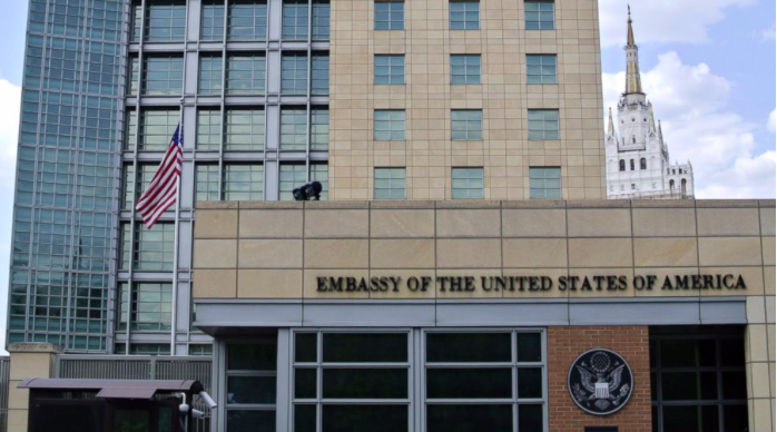 Đại sứ quán Mỹ ở Mátxcơva. (Ảnh: ABC)