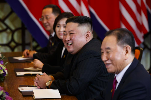 Chủ tịch Triều Tiên Kim Jong Un trong một cuộc họp. (Ảnh: KCNA)