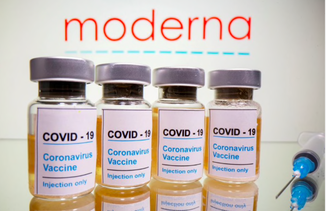 Vắc-xin COVID-19 của Moderna. (Ảnh: Reuters)
