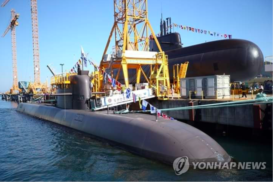 Tàu ngầm Dosan Ahn Chang-ho. (Ảnh: Yonhap)