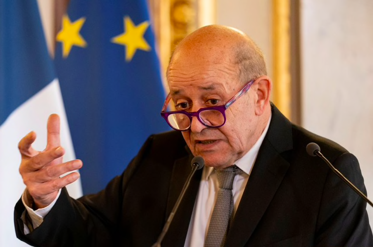 Ngoại trưởng Pháp Jean-Yves Le Drian. (Ảnh: Reuters)