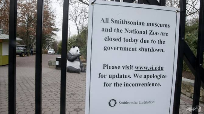 Vườn thú quốc gia ở Washington là một trong những nơi phải đóng cửa vì chính phủ liên bang đóng cửa một phần. (Ảnh: Reuters)