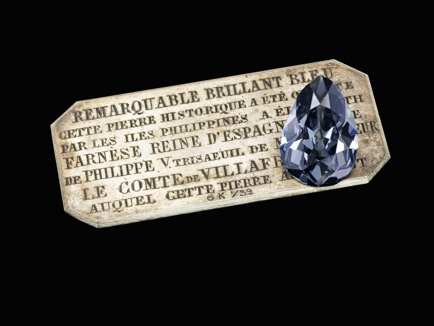 Viên kim cương Farnese Blue có tuổi đời 300 năm. (Ảnh Livescience)