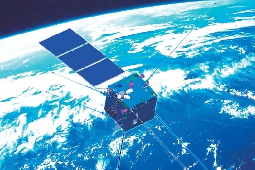 Vệ tinh Trương Hành-1 của Trung Quốc thu thập dữ liệu từ quỹ đạo bằng các thiết bị cảm ứng hiện đại. (Ảnh: SCMP)