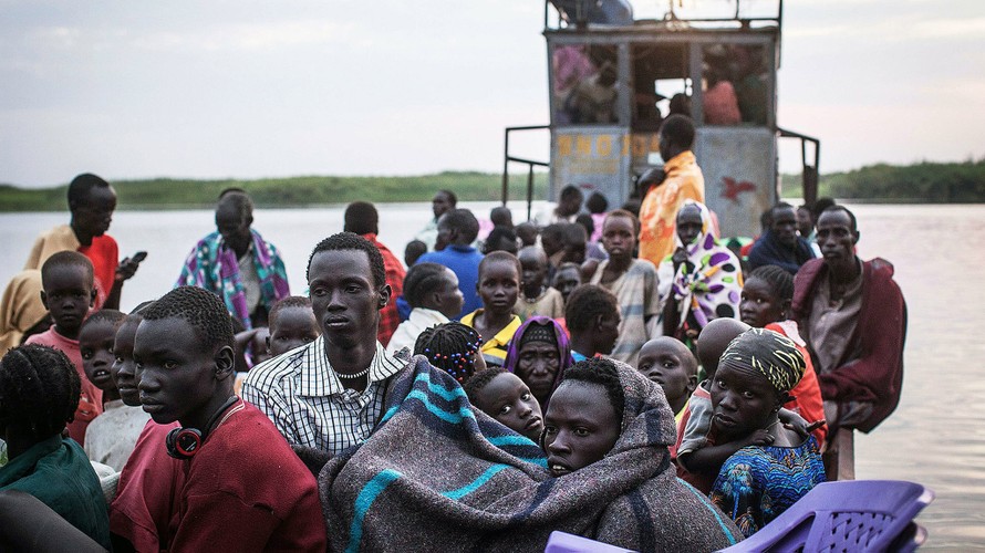 Nhiều người dân Nam Sudan rời bỏ quê hương đi tị nạn.