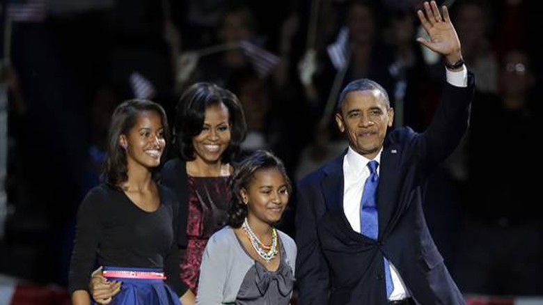 Gia đình Tổng thống Obama.