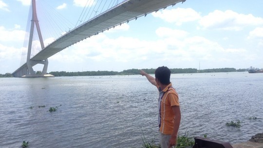 Cầu Cần Thơ, nơi nữ sinh viên nhảy sông Hậu tự tử.