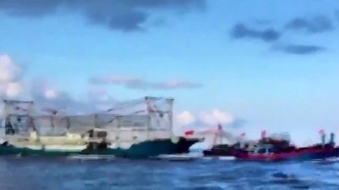 Công bố clip tàu Trung Quốc đâm chìm tàu cá Việt Nam