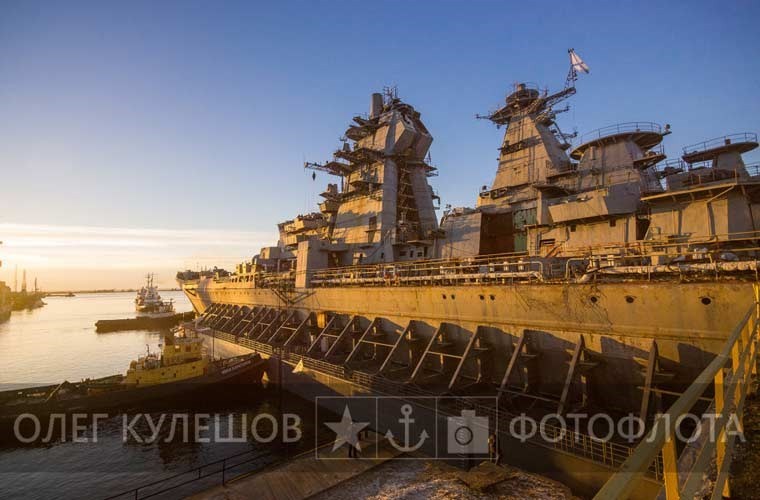 Thay mới vũ khí trên tuần dương hạm hạt nhân Nakhimov