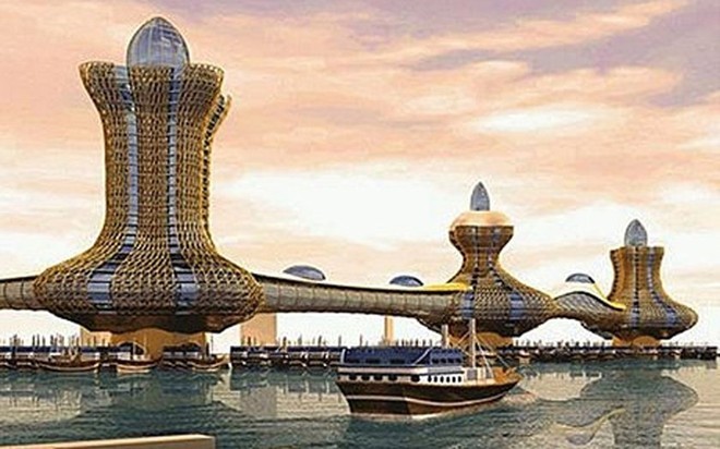 Khu đô thị Aladdin City được thiết kế vô cùng đặc biệt và bắt mắt.