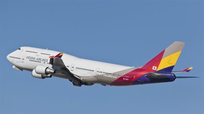 Một chiếc máy bay của hãng hàng không Asiana Airlines (Hàn Quốc).