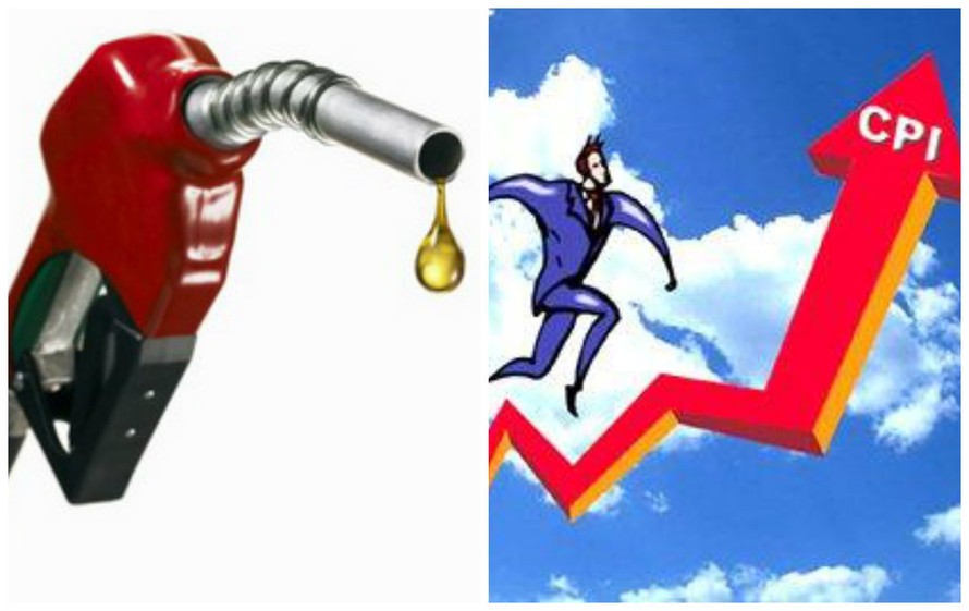 Giá xăng dầu là một trong những yếu tố khiến chỉ số giá tiêu dùng tăng tháng thứ 2 liên tiếp. 