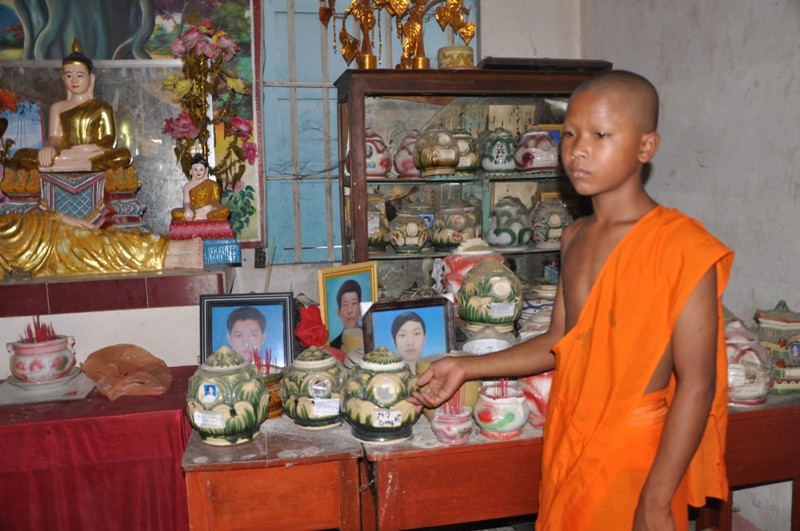 Tro cốt của ông Nguyễn Duy An vẫn nằm trong chùa Thôn Dôn do gia đình đang yêu cầu làm rõ.