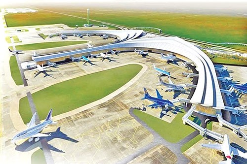 Phối cảnh chính thức của sân bay Long Thành.