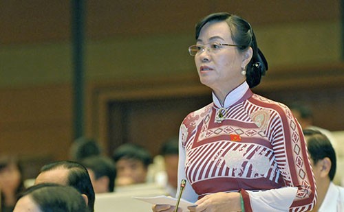 Đại biểu Quốc hội (ĐBQH) – Chủ tịch Hội đồng Nhân dân TP HCM Nguyễn Thị Quyết Tâm.