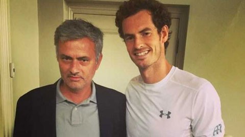 Mourinho rất ngưỡng mộ Andy Murray.