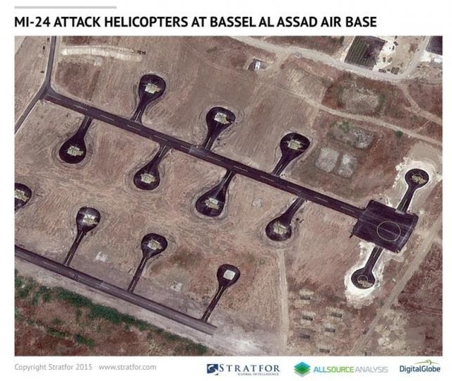 Hình ảnh vệ tinh cho thấy Nga tăng cường hiện diện quân sự tại Syria (Ảnh CNA).