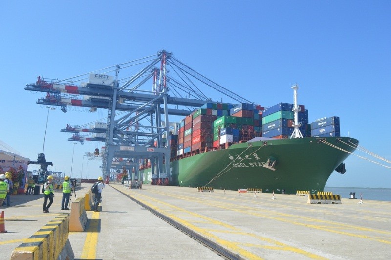 Tàu CSCL Star có cập cảng CMIT, Bà Rịa – Vũng Tàu.