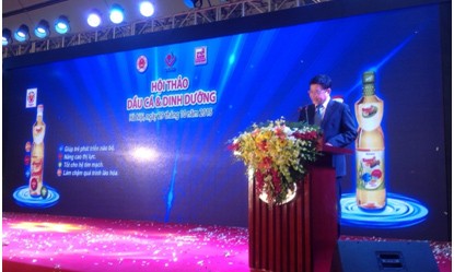 PGS.TS Lê Danh Tuyên - Viện trưởng Viện dinh dưỡng phát biểu tại Hội thảo.