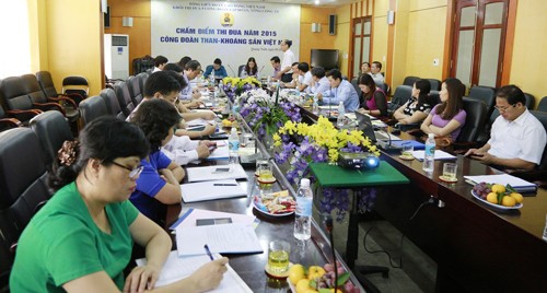 Chấm điểm thi đua Công đoàn Than - Khoáng sản Việt Nam