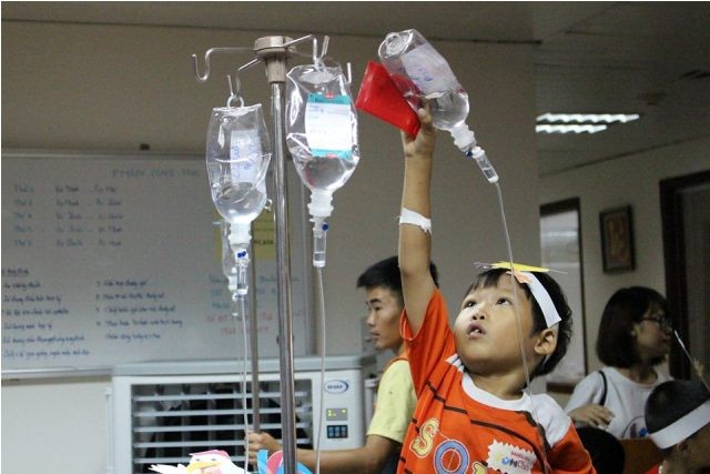 Trẻ Việt Nam mắc Thalassemia. Ảnh do Hội Thalassemia Việt Nam cung cấp.