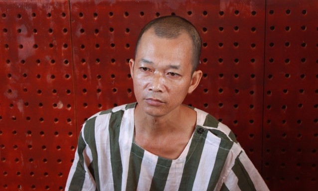 Nguyễn Văn Cường tại cơ quan điều tra.