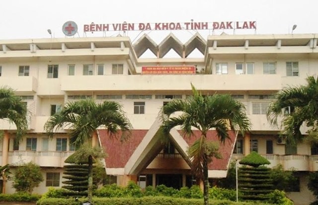 Bệnh viện đa khoa tỉnh Đắk Lắk.
