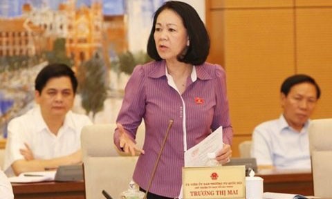 Bà Trương Thị Mai đề nghị mở rộng quyền được tiếp cận thông tin cho người dân.