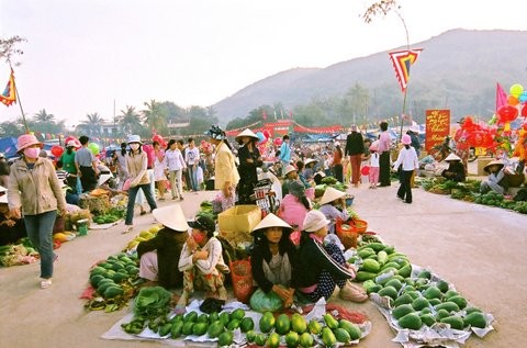 Chợ Gò trở thành di sản văn hóa tinh thần không thể thiếu của người dân xứ Nẫu - ảnh Đào Tiến Đạt