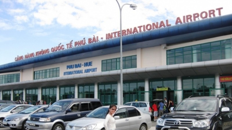 Sân bay quốc tế Phú Bài, nơi phát hiện vụ việc.