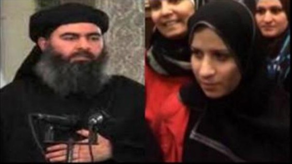 Saja al-Dulaimi chia tay Baghdadi từ 7 năm trước. (Ảnh: Alarabiya)