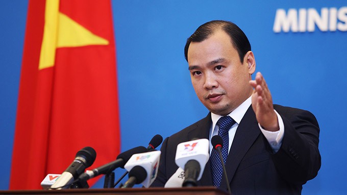 Ông Lê Hải Bình, Người phát ngôn Bộ Ngoại giao Việt Nam.