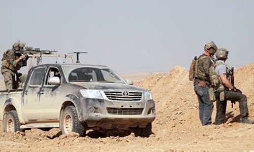 Đặc nhiệm Mỹ tại thị trấn Shadadi của Syria. Ảnh: France24