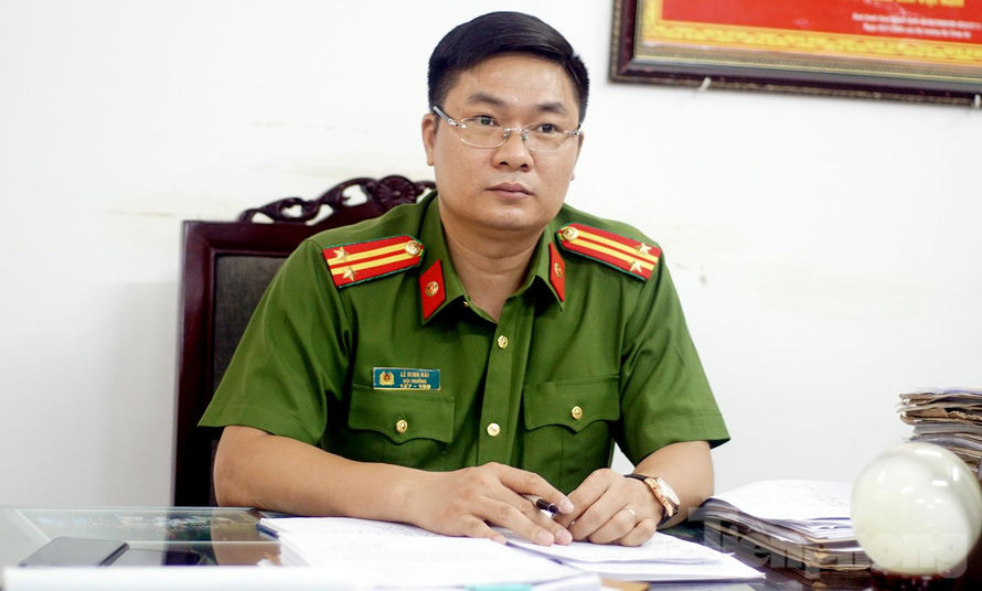 Trung tá Lê Minh Hải.