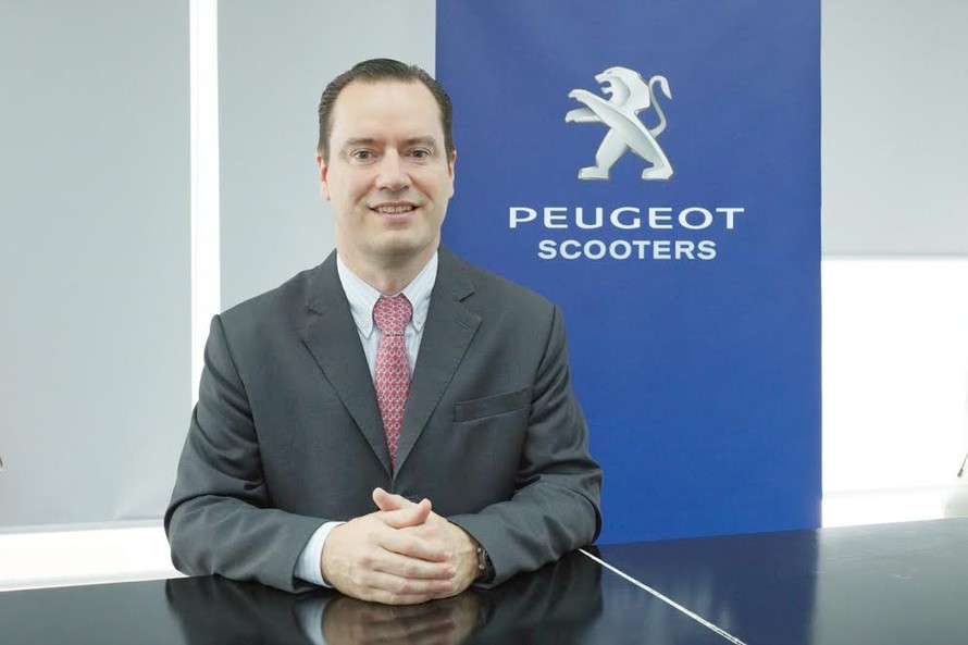 Ông Xavier Casin – Giám đốc văn phòng đại diện Peugeot Motocycles tại Việt Nam