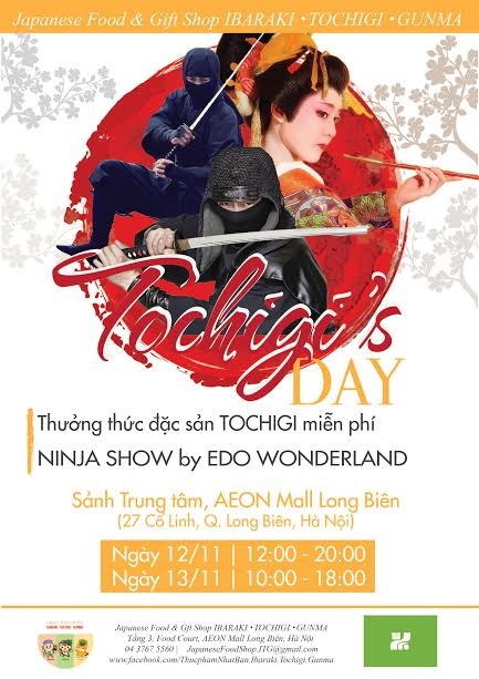 Xem Ninja Show ở Ngày hội Tochigi 2016